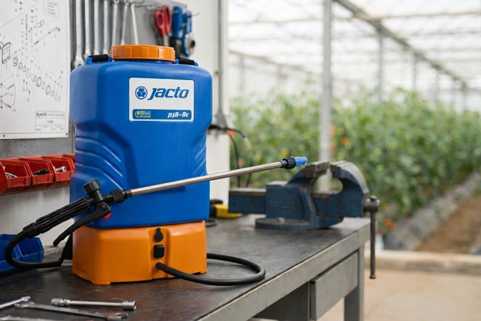 Конструкция опрыскивателя Jacto PJB-8C